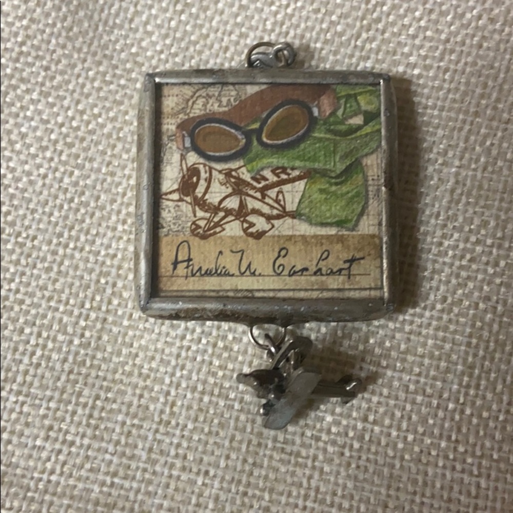 Amelia Earhart JK charm